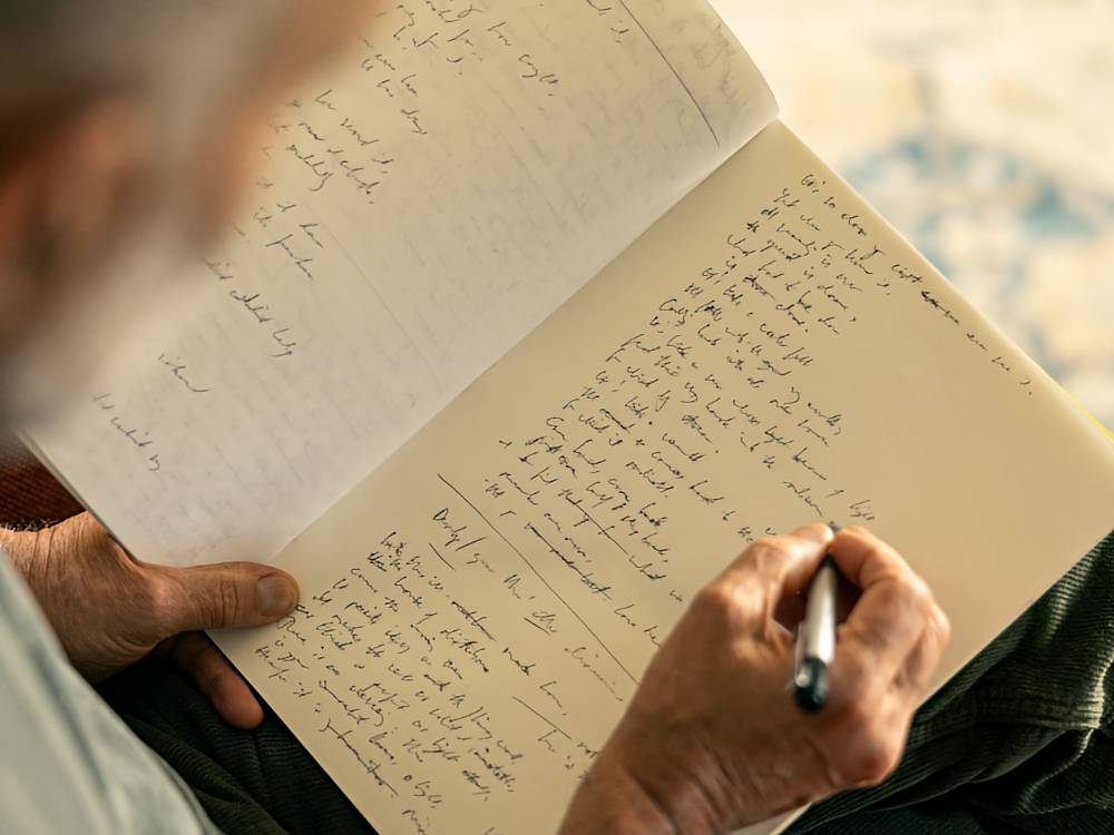 Henry Shukman writing notes