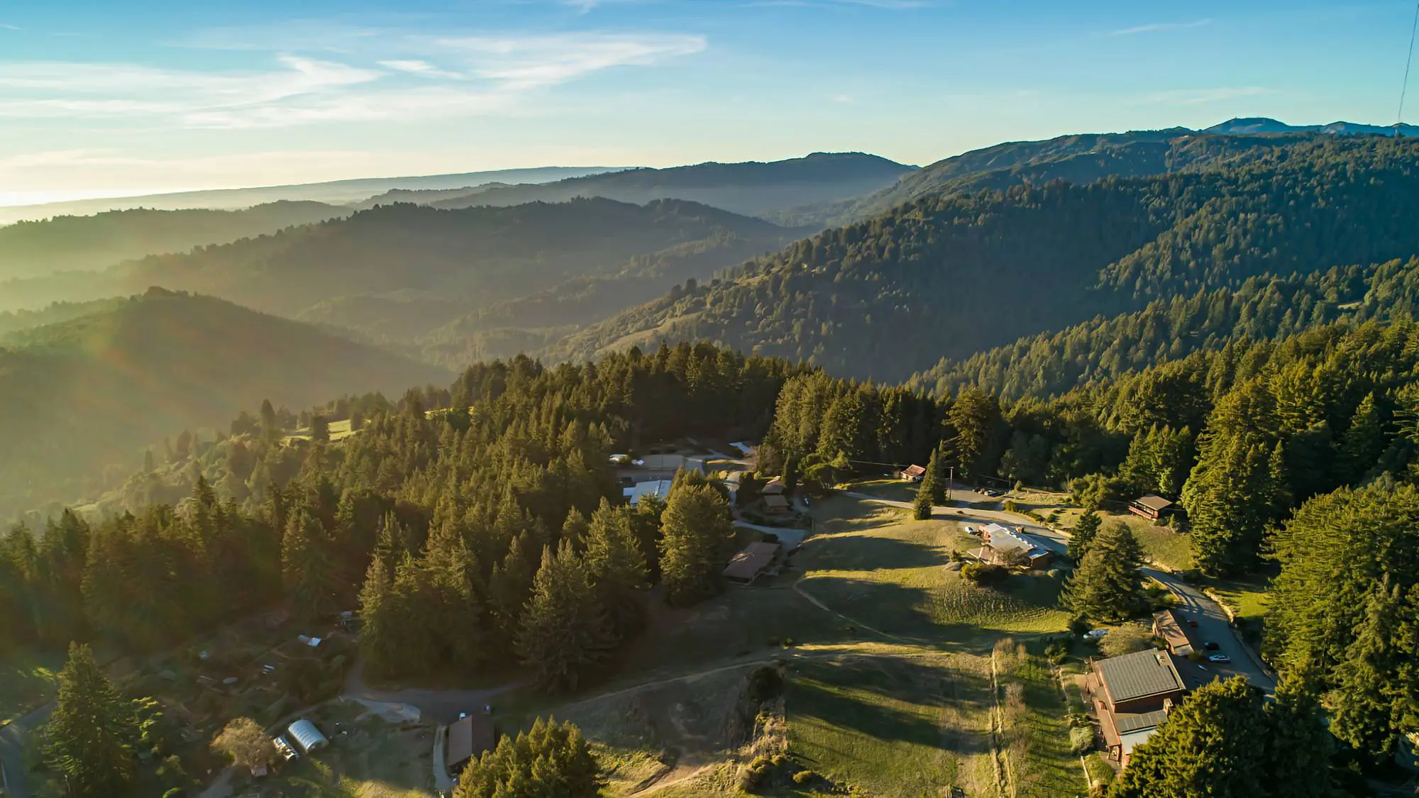Arial view of Mount Madonna Retreat Center